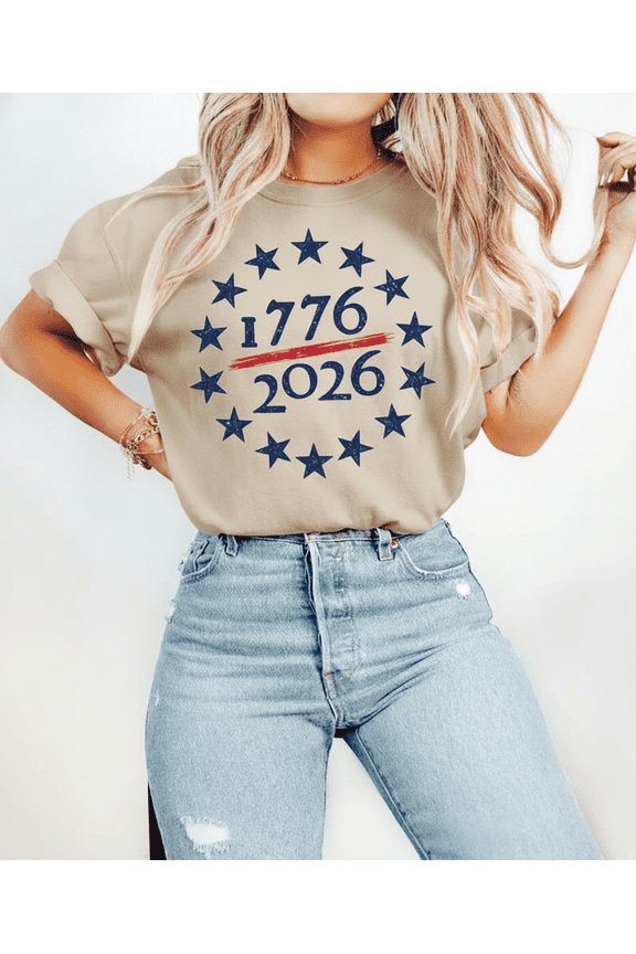American 250 Shirt, USA 250th Anniversary Tshirt, Semiquincentennial Celebration Tee, 1776-2026 Day Top, July 4th Outfit, Betsy Ross Apparel
