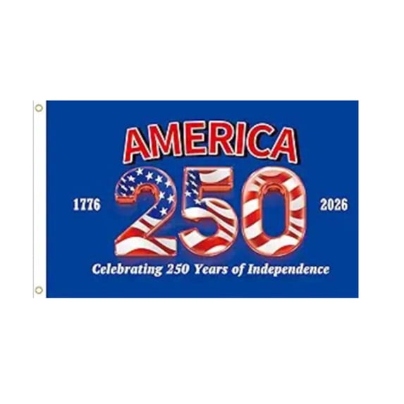 American 250Th Anniversary Flag, Commemorative 1776-2026 Independence Day Flag For Home Decoration, Outdoor Indoor Use, 1*1 Flag Size, Perfect For Parades & Celebrations
