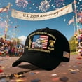 thumbnail image 1 of American 250th Anniversary Baseball Cap, Adjustable Unisex Patriotic Hat, Celebrate Two and a Half Centuries of Culture and Tradition【Printed】, By FAJHHA, 1 of 6