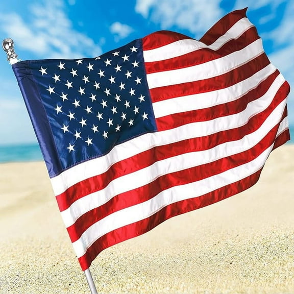 American 3x5 ft Outdoor Indoor Flags, Nylon