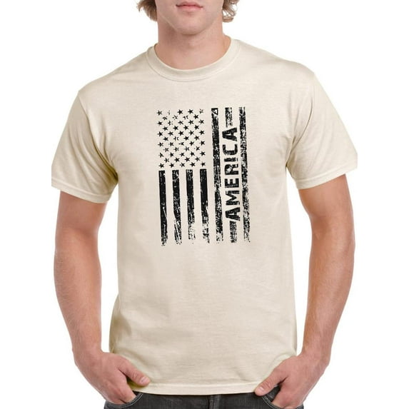 American 4Th Of July T-Shirt Men -Image by Shutterstock, Male 4X-Large