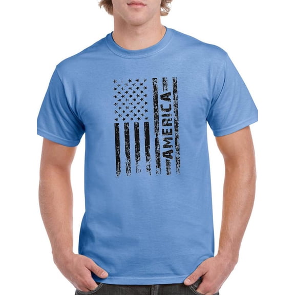 American 4Th Of July T-Shirt Men -Image by Shutterstock, Male Medium