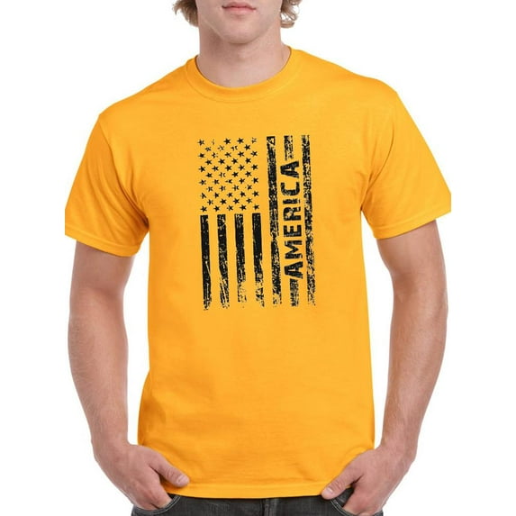 American 4Th Of July T-Shirt Men -Image by Shutterstock, Male x-Large