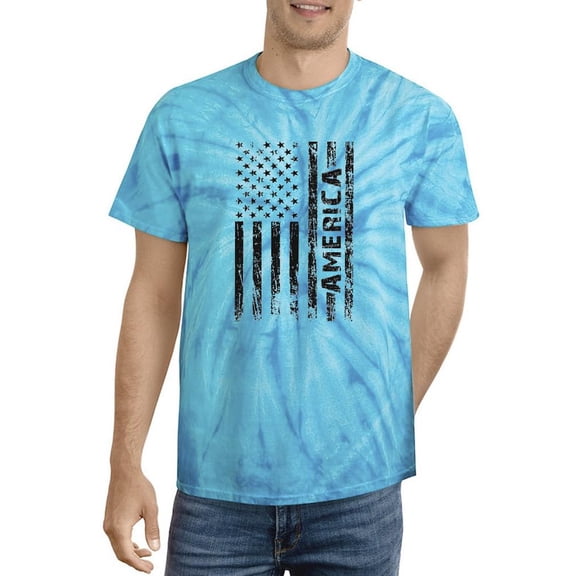 American 4Th Of July Tie Dye Cyclone Men -Image by Shutterstock, Male Medium