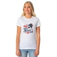 thumbnail image 1 of American 4Th of July T-Shirt Women's Red White & Mommin' USA Adult Tee, 1 of 5
