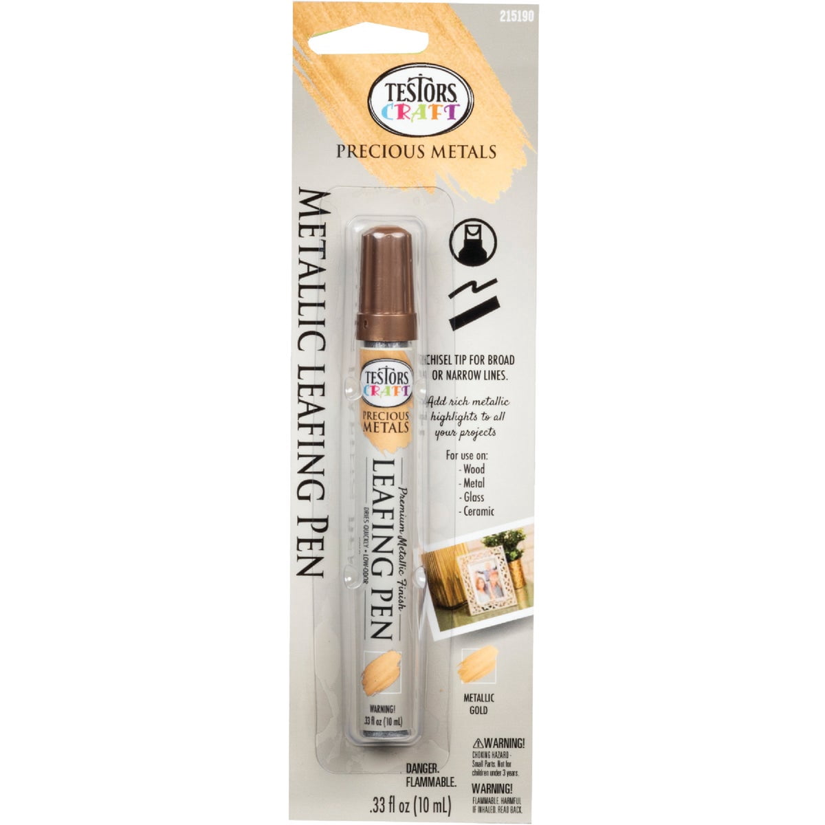 American Accents 215190 1/3 Oz Metallic Gold American Accents Leafing Pen