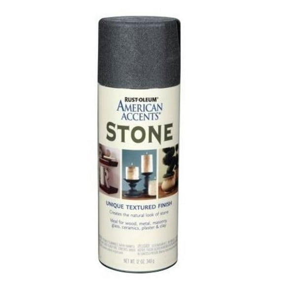 American Accents 7992830 Gray Stone Textured Finish 12 oz Spray Paint