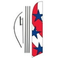 thumbnail image 1 of American Advertising Feather Banner Swooper Flag Sign with Flag Pole Kit and Ground Stake, Festival, 1 of 4