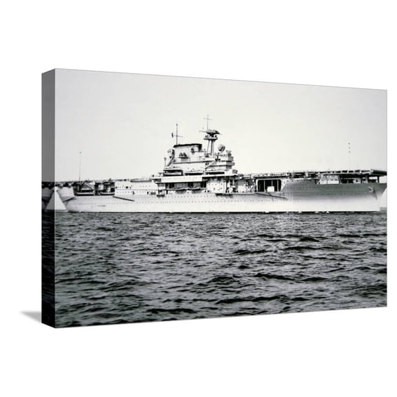 American Aircraft Carrier, Uss Yorktown, 1937, Stretched Canvas Wall Art by American Photographer Sold by ArtCom