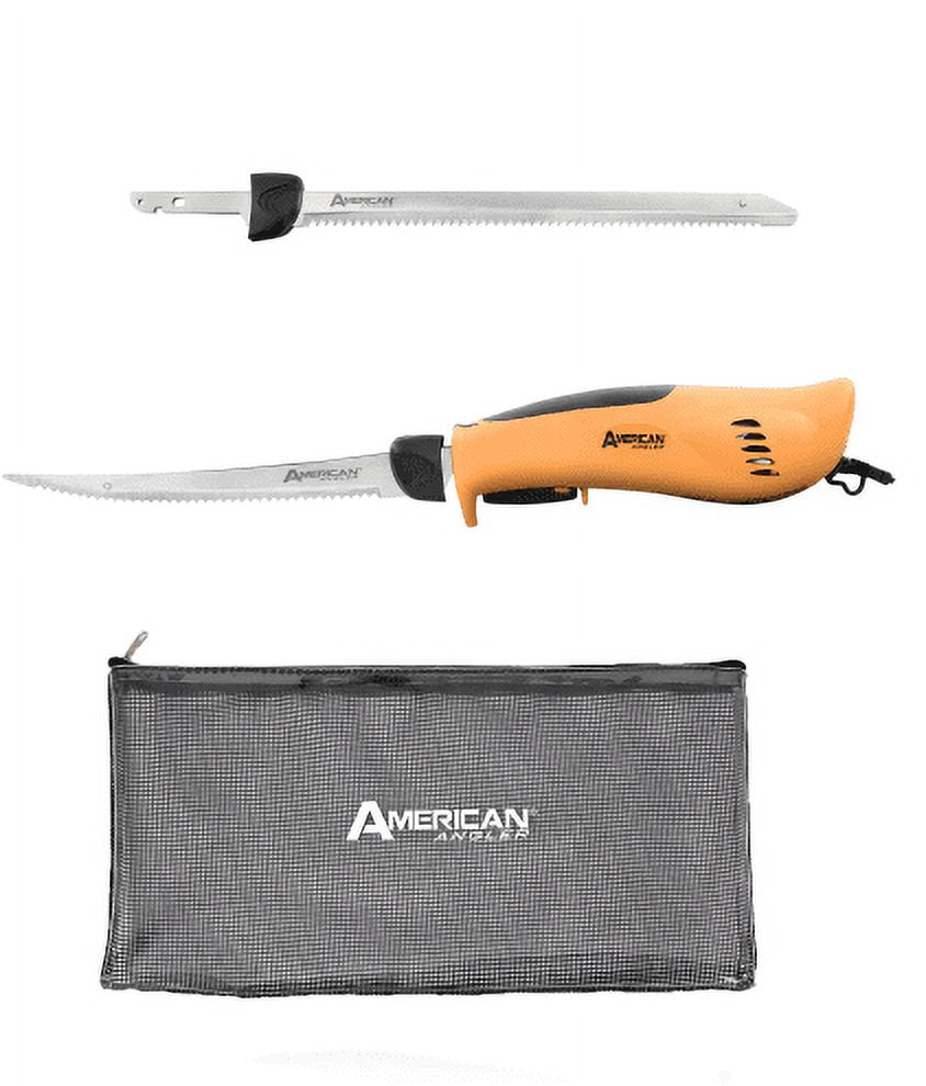 American Angler PRO Electric Fillet Knife, Two Blades, AEK-OB-DB-004-1