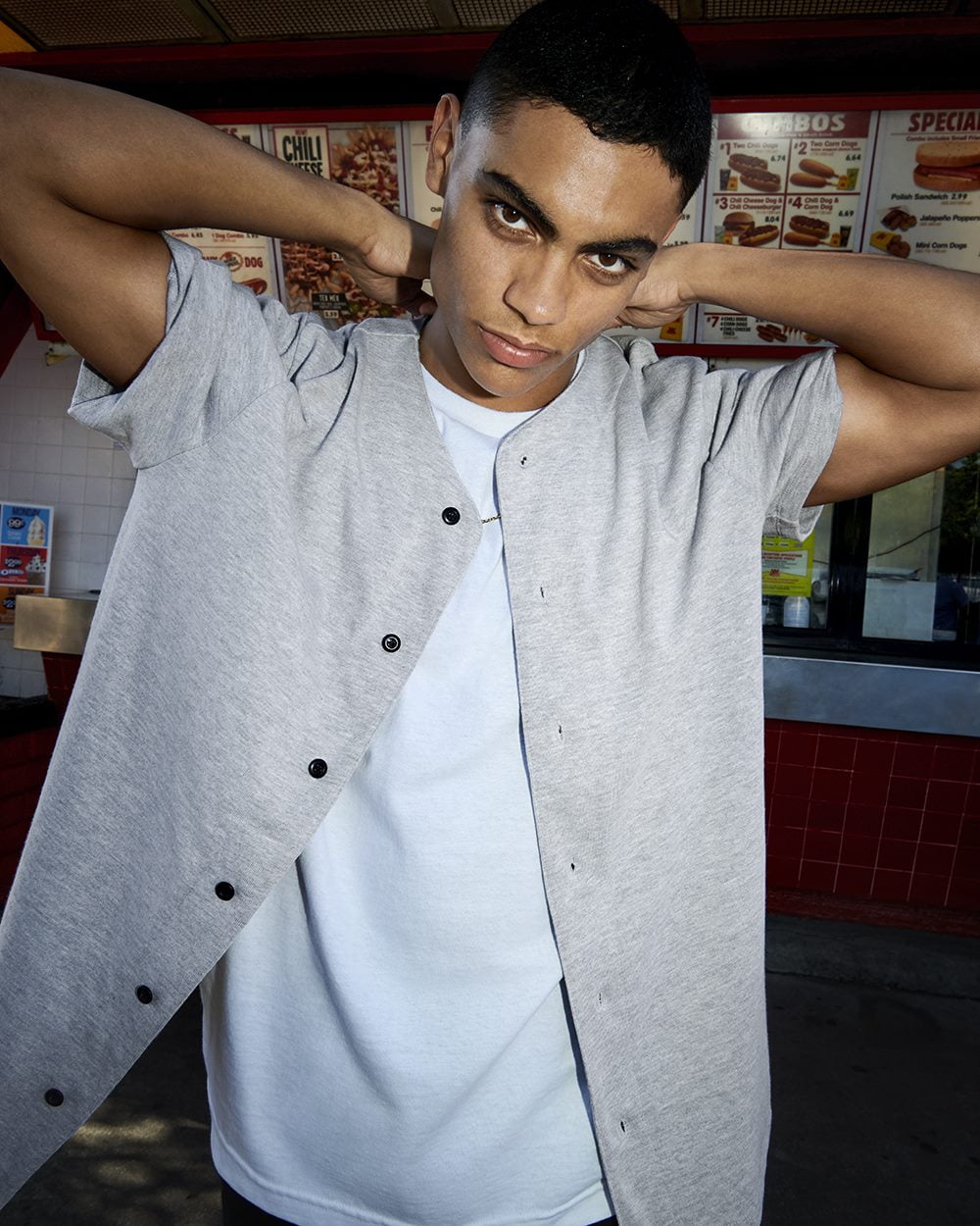 American Apparel 1403W Unisex Thick Knit Baseball Jersey - Walmart.com