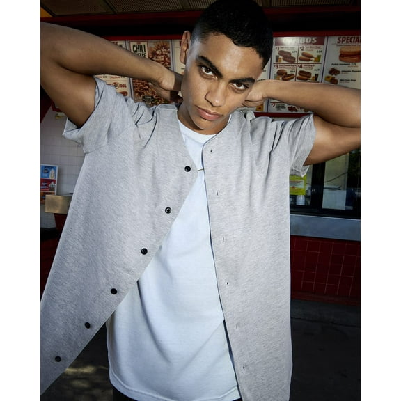 American Apparel 1403W Unisex Thick Knit Baseball Jersey