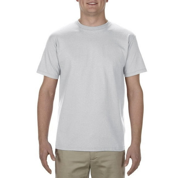 American Apparel 1701 Adult Soft Spun Cotton T-Shirt Silver XS