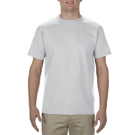 American Apparel 1701 Adult Soft Spun Cotton T-Shirt Silver XS