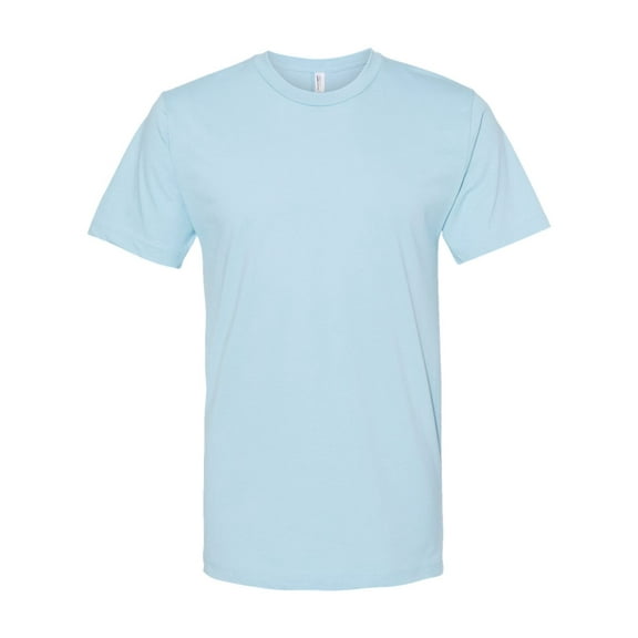 American Apparel B00127204 Fine Jersey T-Shirt, Powder Blue - Medium