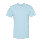 American Apparel B00127206 Fine Jersey T-Shirt, Powder Blue - Extra Large