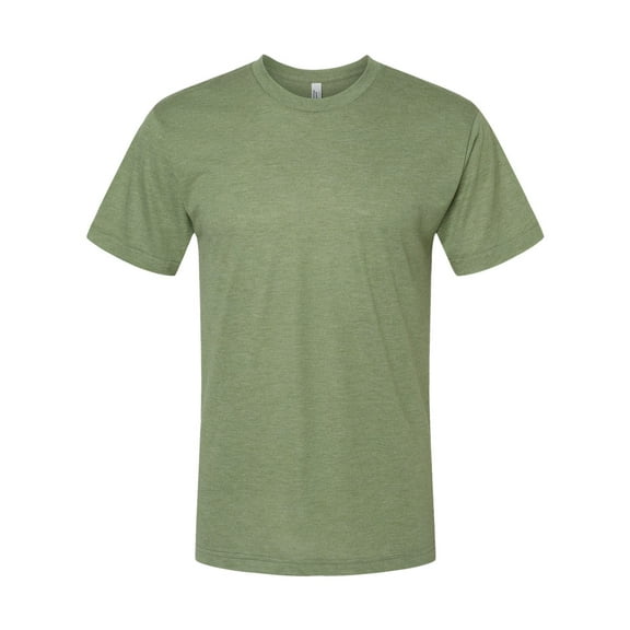 American Apparel B01227046 Tri-Blend Track T-Shirt, Tri-Olive - Extra Large