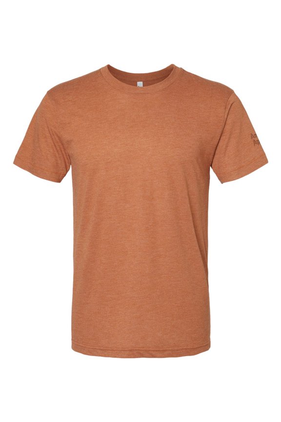 B01227665 Tri-Blend Track T-Shirt, Tri-Rust - Large