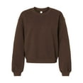 thumbnail image 1 of American Apparel B02827557 Reflex Womens Fleece Crewneck Sweatshirt, Brown - 2XL, 1 of 4