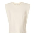 thumbnail image 1 of American Apparel B03327005 Women Garment-Dyed Heavyweight Muscle T-Shirt, Faded Cream - Large, 1 of 4