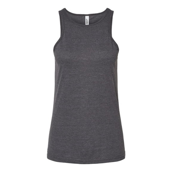American Apparel B08327597 Women CVC Tank Top, Heather Charcoal - 2XL