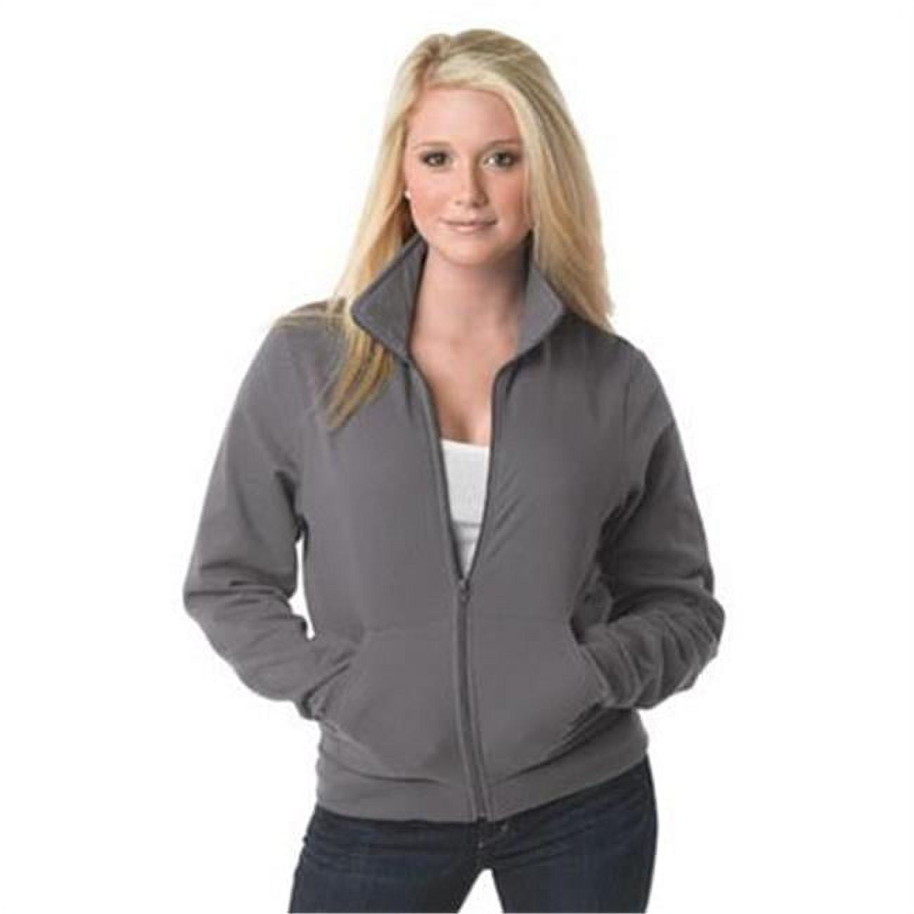 American Apparel 5431W Unisex California Fleece Zip Jacket NAVY 2XL Walmart