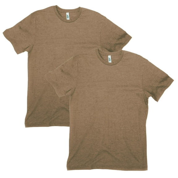 American Apparel CVC T-Shirt, Style G2001CVC, Heather Army 2-Pack