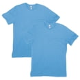 thumbnail image 1 of American Apparel CVC T-Shirt, Style G2001CVC, Heather Light Blue 2-Pack, 1 of 6