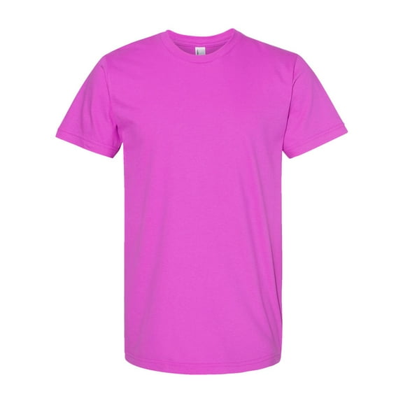 American Apparel - Fine Jersey Tee - 2001 - Super Pink - Size: XL