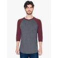 thumbnail image 1 of American Apparel Men's 3/4 Sleeve Raglan T-Shirt, 1 of 3