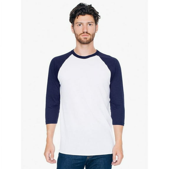 American Apparel Men's 3/4 Sleeve Raglan