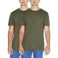 thumbnail image 1 of American Apparel Men's & Big Men's Fine Jersey Crewneck T-Shirts, 2-Pack, Sizes XS-3XL, 1 of 7