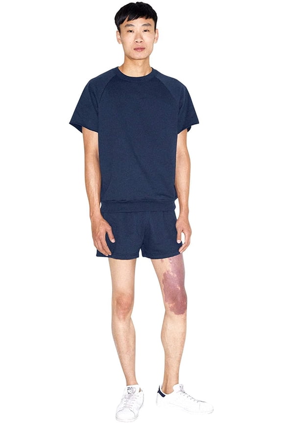 Men's California Fleece Retro Short, Navy, Large