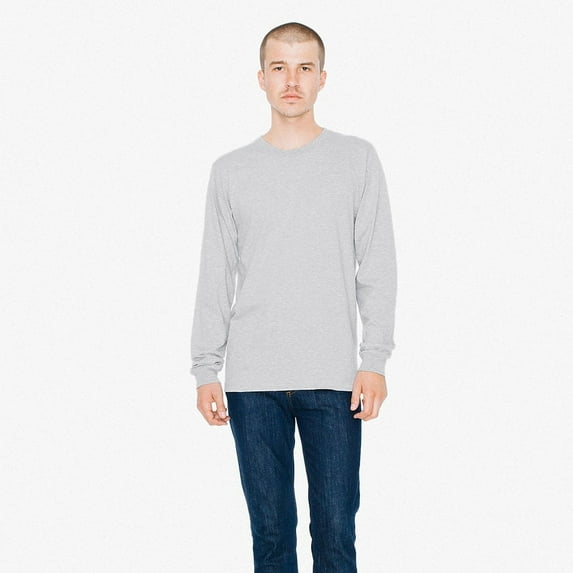 American Apparel Men's Fine Jersey Long Sleeve T-Shirt