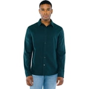American Apparel Men's Flannel Long Sleeve Classic Shirt, Forest, Medium
