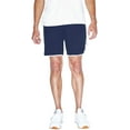 thumbnail image 1 of American Apparel Men's Interlock Basketball Shorts, Navy/White, X-Small, 1 of 4