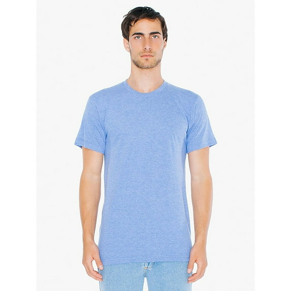 American Apparel Men's Tri-Blend Short Sleeve Track T-Shirt