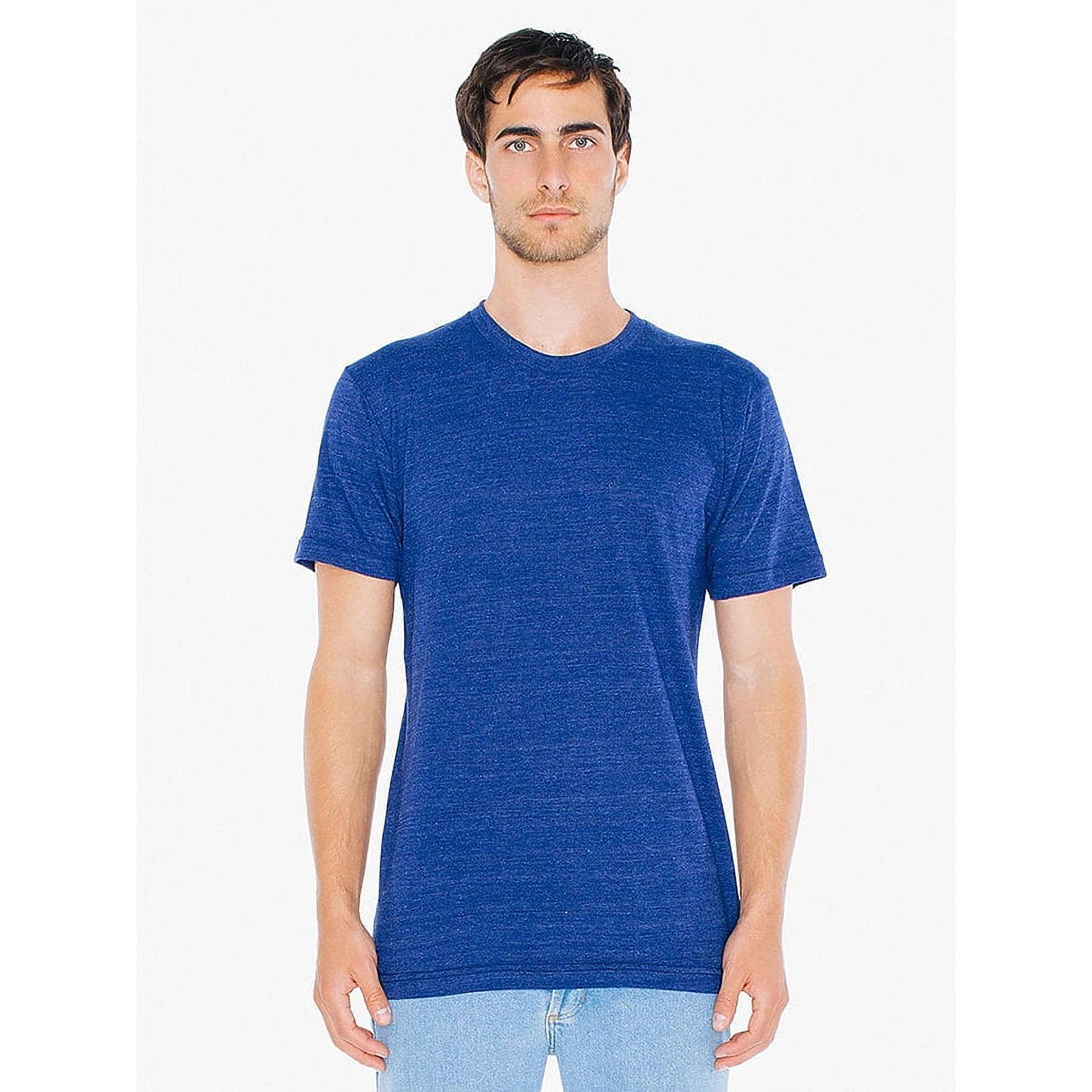 American Apparel Men's Tri-Blend Short Sleeve Track T-Shirt - Walmart.com