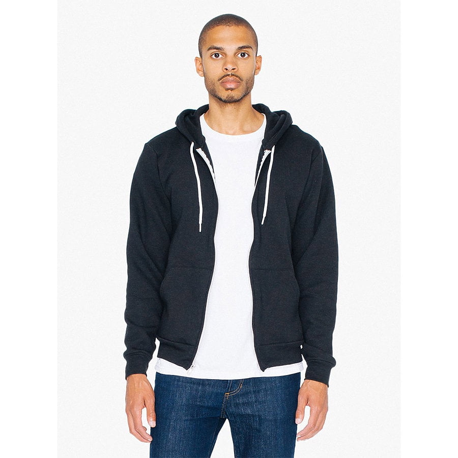 American Apparel Flex Fleece Zip Hoodie - Solid - Screen (Item No