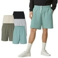 thumbnail image 1 of American Apparel Pique Gym Shorts, Full Cotton Heavyweight, Relaxed Fit with Pockets, Mix - 5 Pack, 2XL, 1 of 5