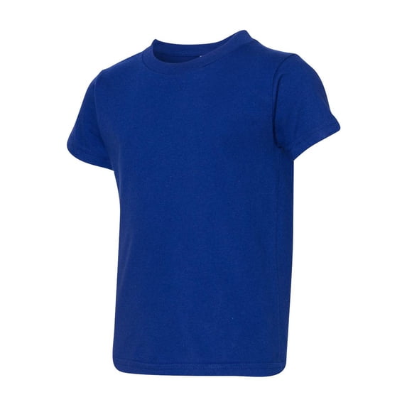 American Apparel 2105W Toddler Fine Jersey Short Sleeve T Shirt, 6, Lapis