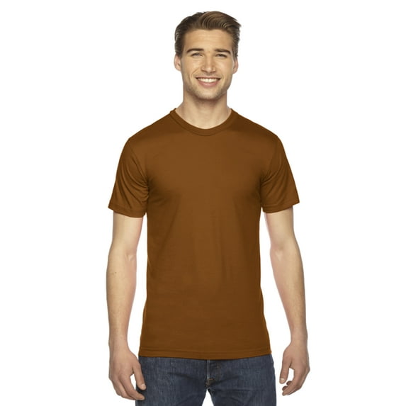 American Apparel Unisex Fine Jersey Short-Sleeve T-Shirt (2001) -CAMEL -3XL