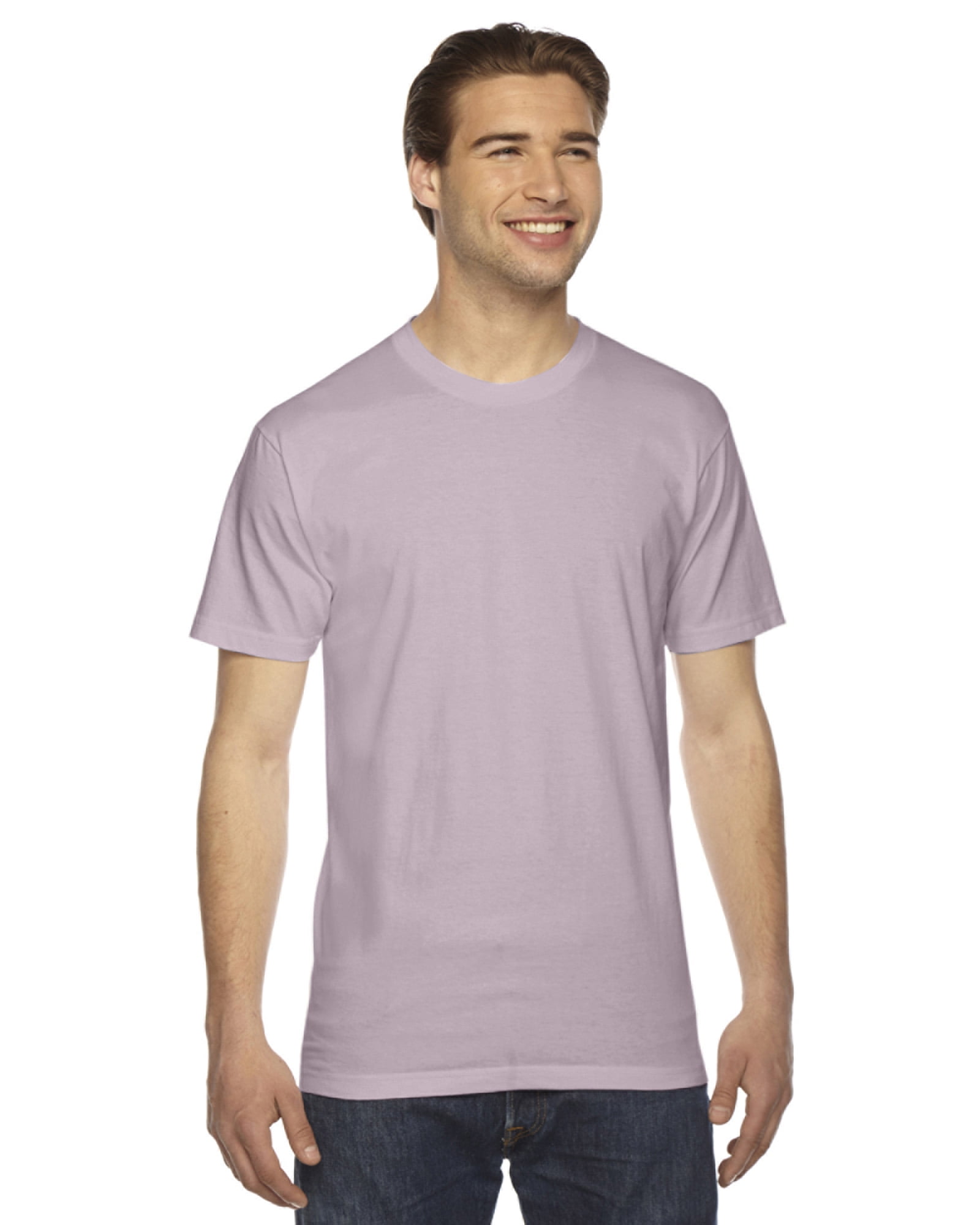 American Apparel Unisex Fine Jersey Short-Sleeve T-Shirt Aqua M 