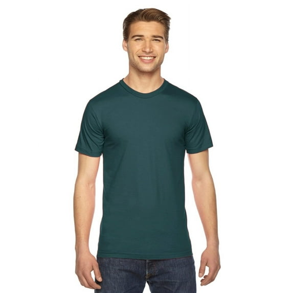 American Apparel Unisex Fine Jersey Short-Sleeve T-Shirt Forest XL