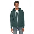 thumbnail image 1 of American Apparel Unisex Flex Fleece Zip Hoodie Forest L, 1 of 3