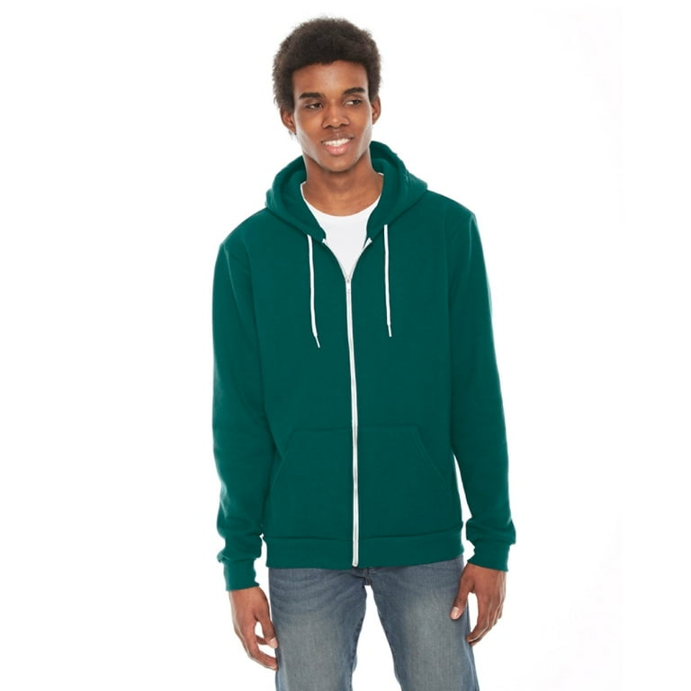 American apparel flex shop fleece zip hoodie