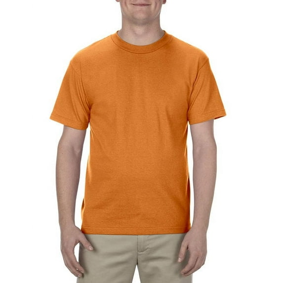 American Apparel - Unisex Heavyweight Cotton Tee - 1301 - Orange - Size: XL