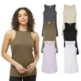 thumbnail image 1 of American Apparel Women's CVC Tank, Nice Fit Sleeveless Tank Top, Assorted Color, Size M, Pack of 6, 1 of 6