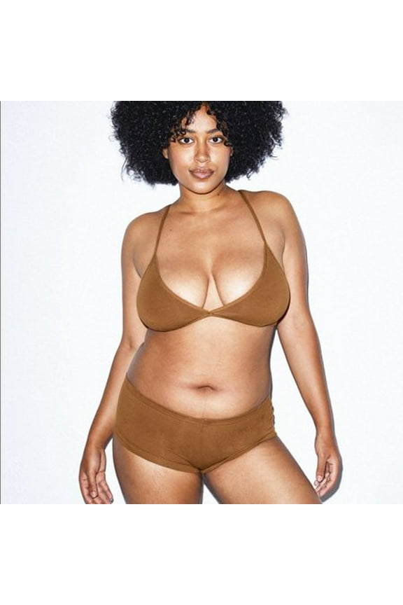 Women's Cotton Spandex Jersey Crossback Bra M