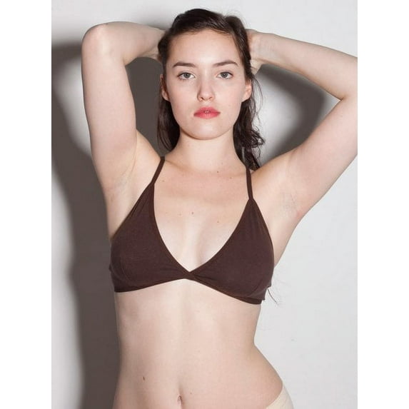 American Apparel Women's Cotton Spandex Jersey Crossback Bra M